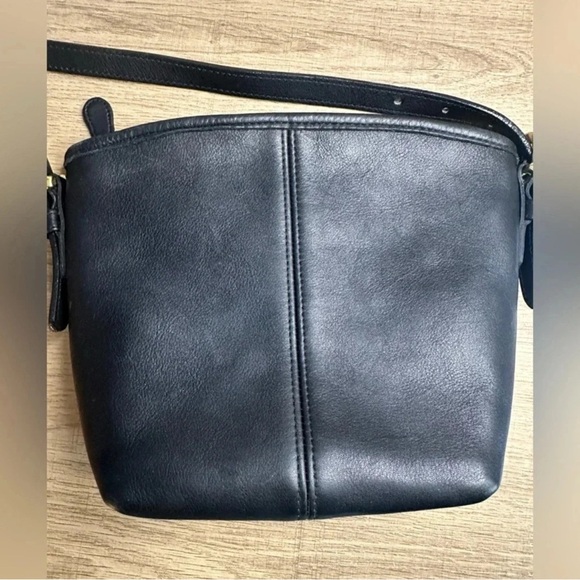 Vintage Coach Soho Mini Basket vintage 4107 Black Leather Crossbody - Picture 7 of 14
